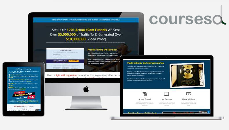 120+ ECOM FUNNELS