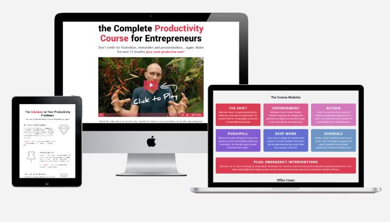 Focus and Action 2019 – Productivity course