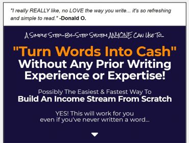 Turn Words Into Cash